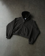 Mobius Charcoal Zip Up Hoodie - Vault Deals
