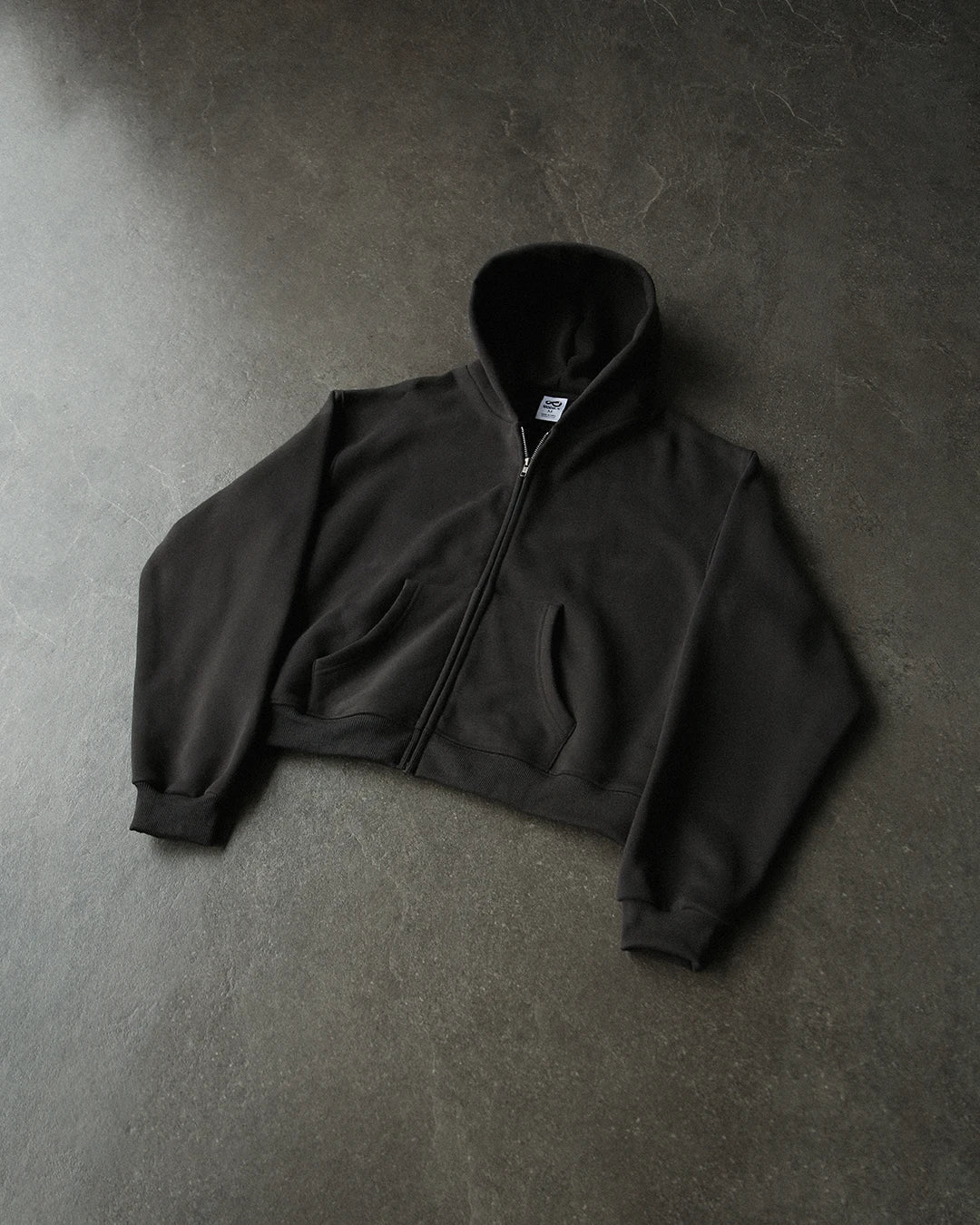 Mobius Charcoal Zip Up Hoodie - Vault Deals