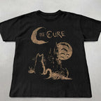 The Cure Cat Graphic Cotton T Shirt