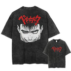 Anime Berserk Guts Graphic Cotton T-Shirt