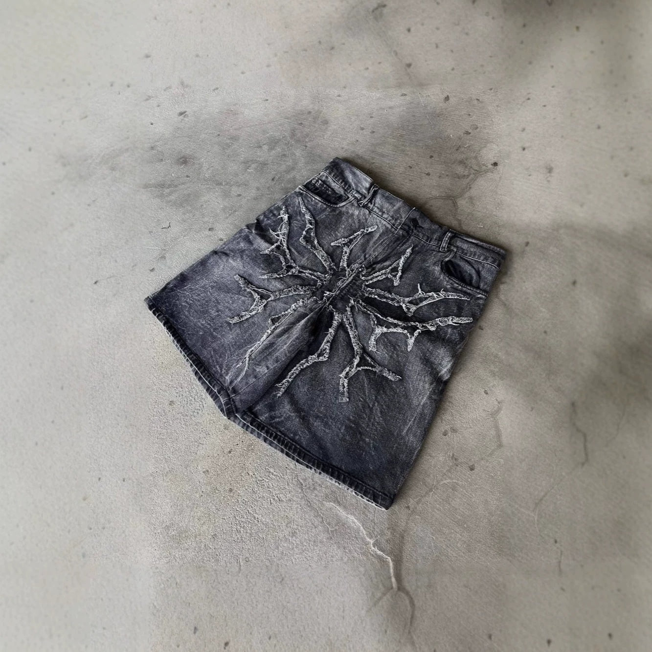Gothic Denim Five-star jorts