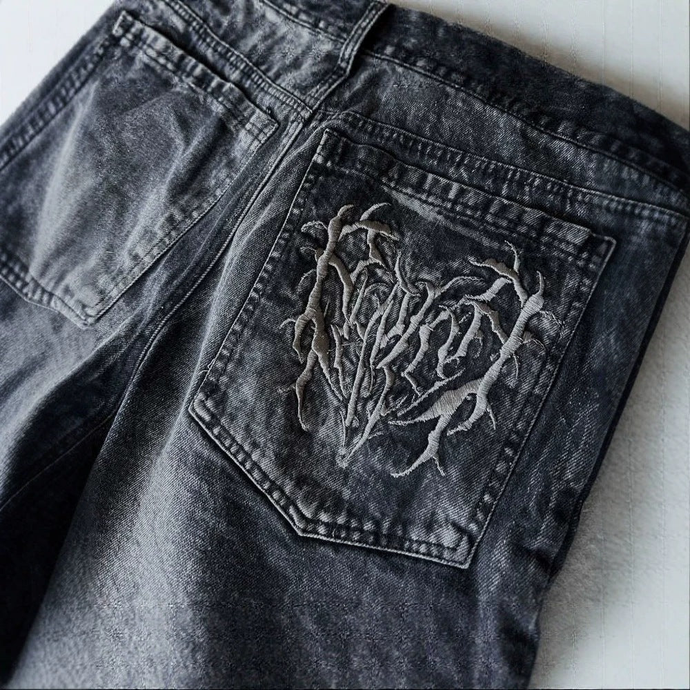 Gothic Denim Five-star jorts