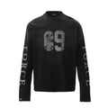 69 Force Distressed Long Sleeve Tee's