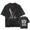 Anime Berserk Guts Graphic Cotton T-Shirt