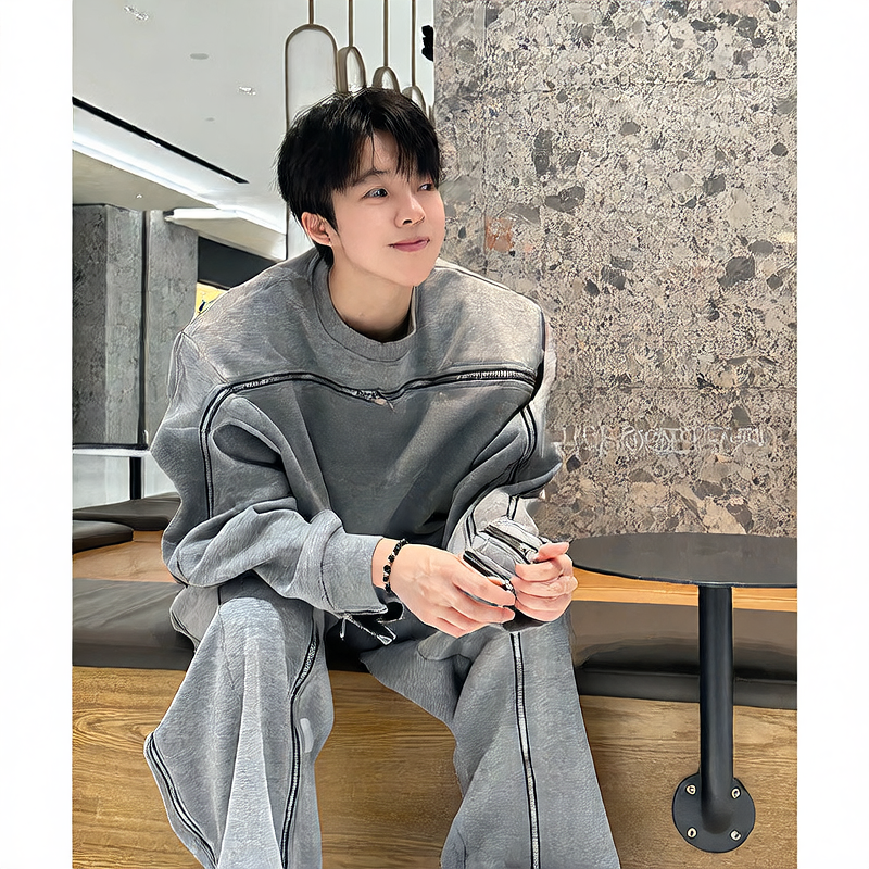 sol-stone grey tracksuit