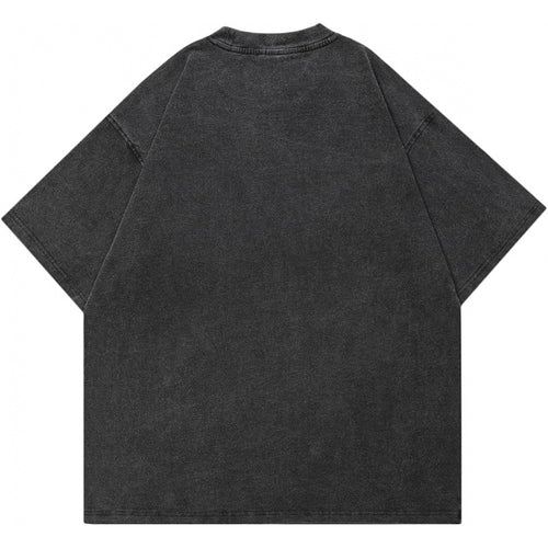 DON DOBERMAN - Black Washed Graphic T-Shirt