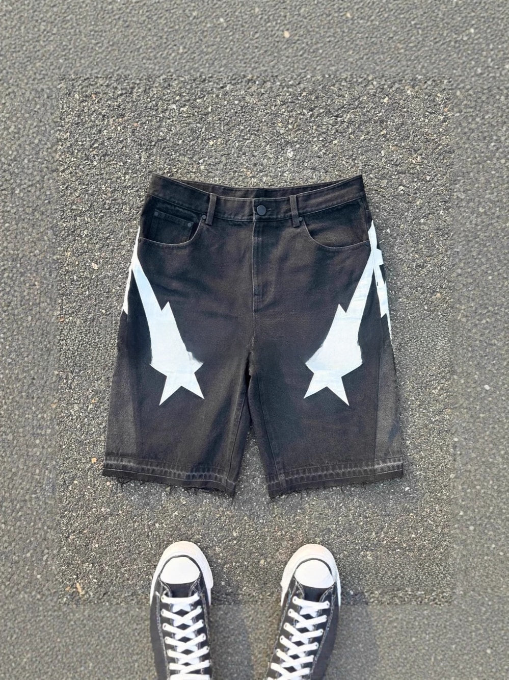 Sol Washed Denim Shorts