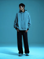 YAIRI Loose Fit Hoodie - Light Gray - VAULT DEALS