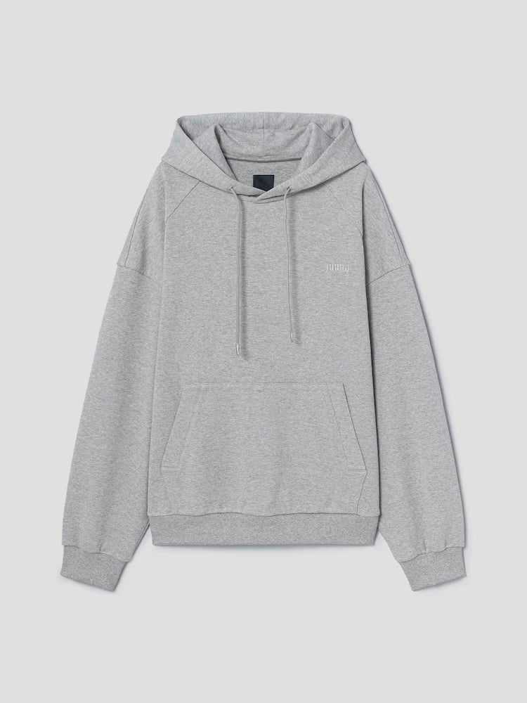 YAIRI Loose Fit Hoodie - Light Gray - VAULT DEALS