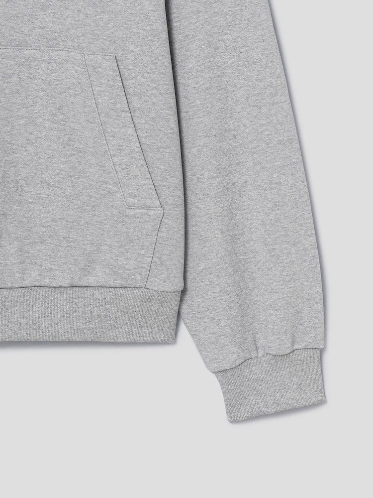 YAIRI Loose Fit Hoodie - Light Gray - VAULT DEALS