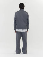 JUUN.J Melange Track Knit Jumper - Gray - VAULT DEALS