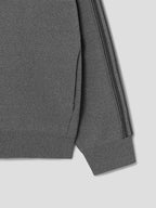 JUUN.J Melange Track Knit Jumper - Gray - VAULT DEALS