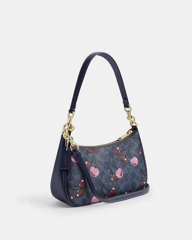 Navy Cherry Teri Charmed bag