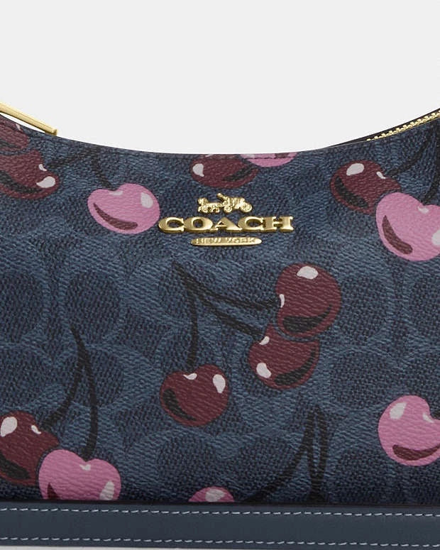 Navy Cherry Teri Charmed bag