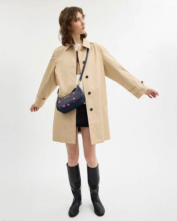 Navy Cherry Teri Charmed bag