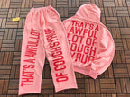 Awful lot of Cough Syrup tracksuit set