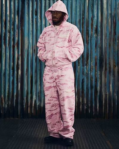 Candy Pink Corteiz Fleece Set