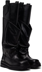 Black New Robin Passeggiata Combat Boots - VAULT DEALS