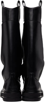 Black New Robin Passeggiata Combat Boots - VAULT DEALS