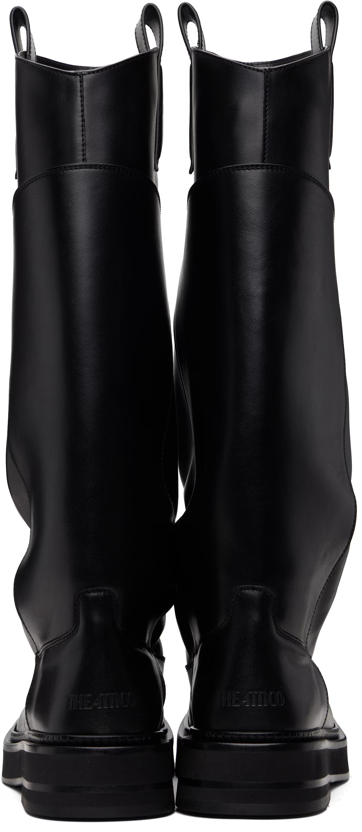 Black New Robin Passeggiata Combat Boots - VAULT DEALS