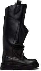 Black New Robin Passeggiata Combat Boots - VAULT DEALS