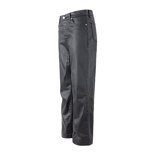 Vault Form coated straight-leg jeans side view