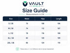 Vault Deals size guide for Vault Form Relaxed Straight Denim