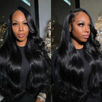 Front Lace Synthetic Long Wavy Wig - VAULT DEALS