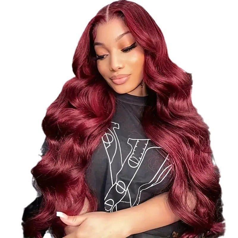 Front Lace Synthetic Long Wavy Wig - VAULT DEALS