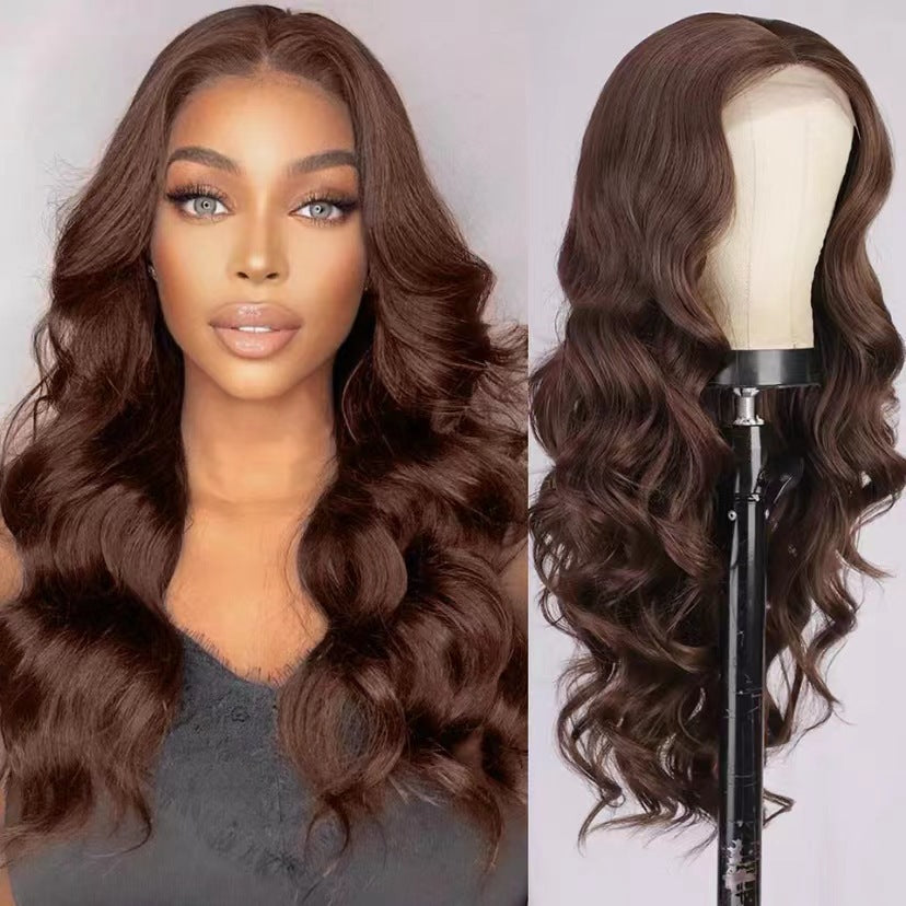 Front Lace Synthetic Long Wavy Wig - VAULT DEALS