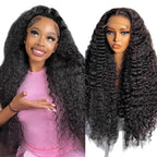 Lace Front Synthetic Wig with Curly Hair - VAULT DEALS