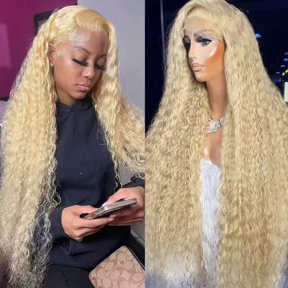 Lace Front Synthetic Wig with Curly Hair - VAULT DEALS