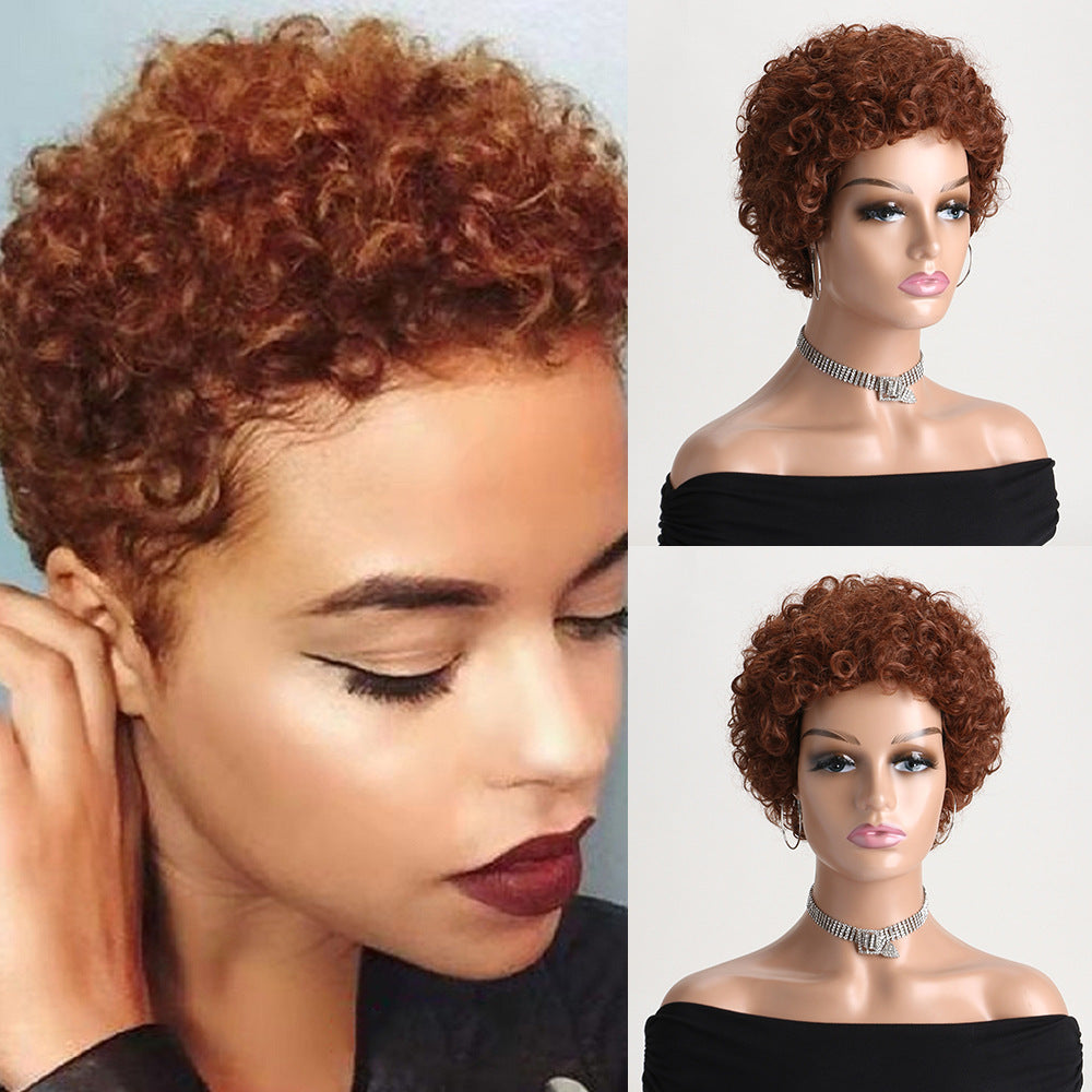 Short Curly synthetic  Hair - VAULT DEALS