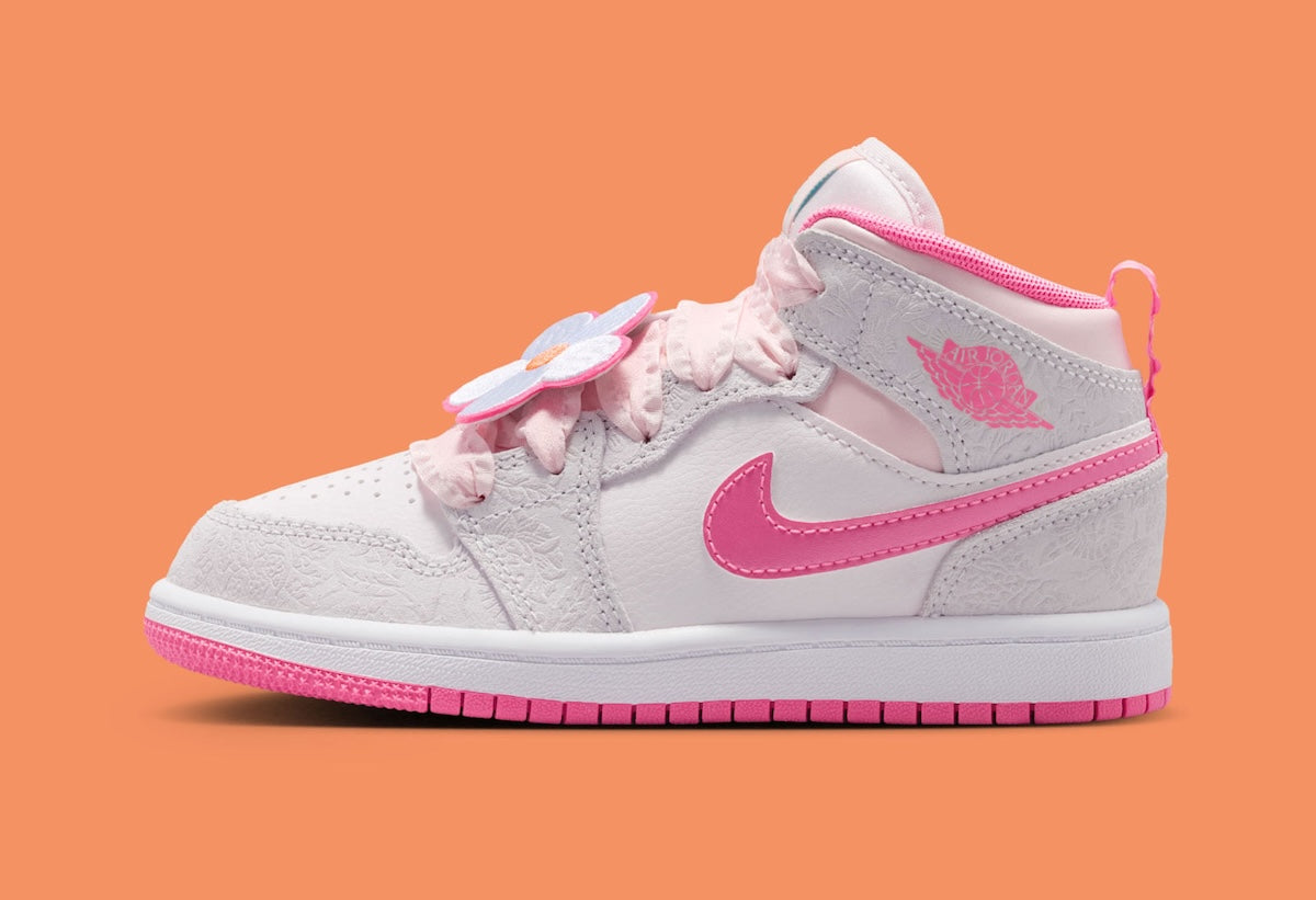 HIGH Air Jordan 1 Mid GS “Pink Bloom” - VAULT DEALS