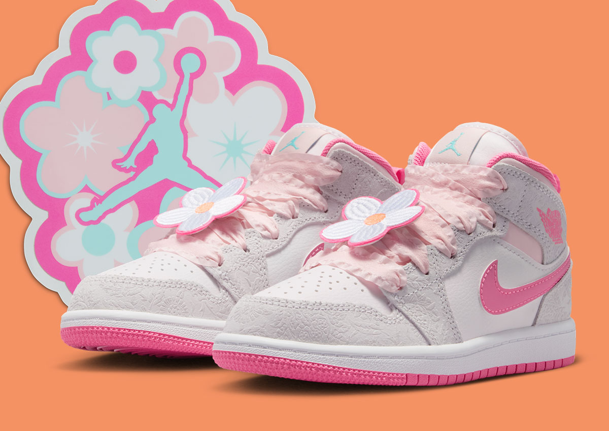 HIGH Air Jordan 1 Mid GS “Pink Bloom” - VAULT DEALS
