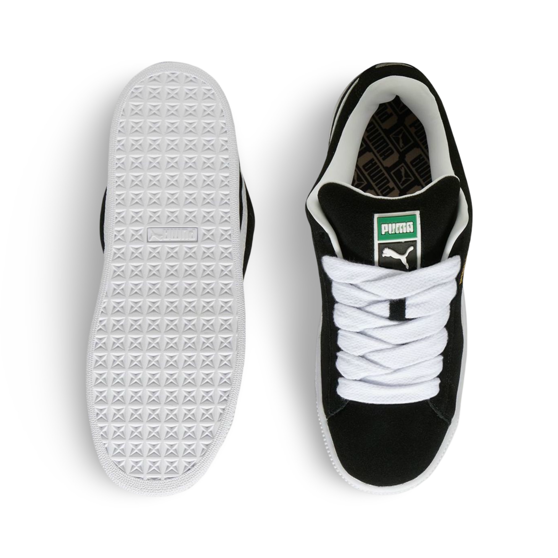 Suede XL "black and white" Unisex Sneakers - VAULT DEALS
