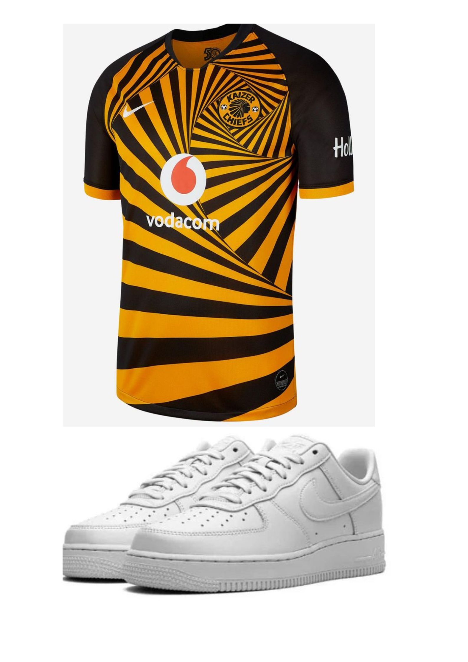 2-Piece combo : Air Force 1 & Chiefs soccer jersey - VAULT DEALS